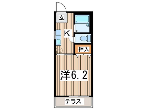 大富ヴィラの物件間取画像